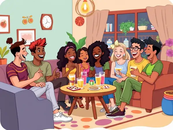 friends playing Never Have I Ever