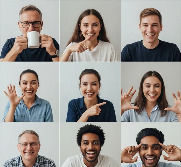 Virtuelle Freunde nehmen an Strafen im Videoanruf teil